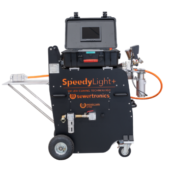 Sewertronics SpeedyLight+ LED vytvrdzovací systém na sanáciu kanalizácie , Ø 50-600 mm, max 100m