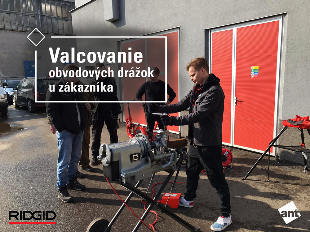 RIDGID Valcovanie sprinkler systémov RIDGID Valcovanie sprinkler systémov