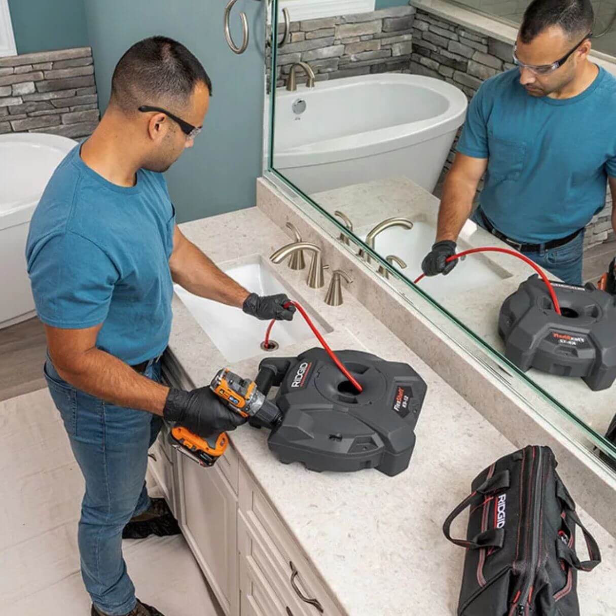 RIDGID FlexShaft K9-12 kompaktná čistička odpadového potrubia