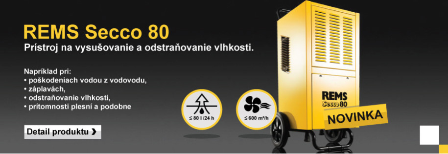 rems secco 80 pristroj na vysušovanie a odstraňovanie vlhkosti